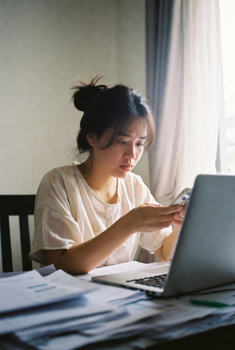 Hình ảnh lo lắng của người mất giấy tờ tuỳ thân